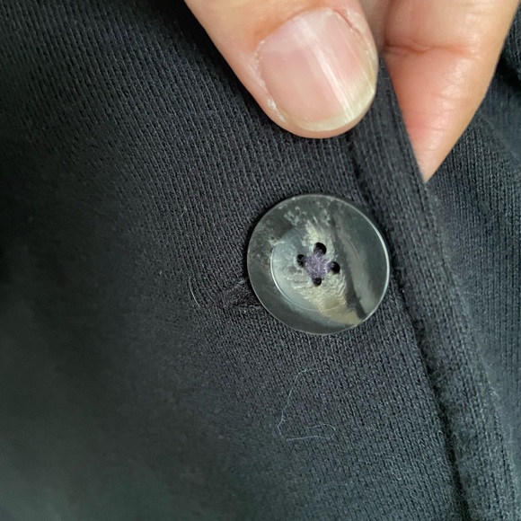 Aerie Women's Black Cotton Blazer Jacket - Picture 4 of 7